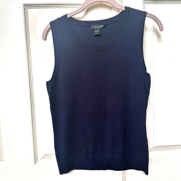 August Silk blue sweater vest - Picture 6 of 10